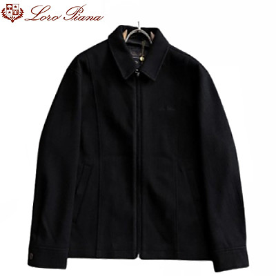 Loro Piana-08054 로로피아나 블랙 울 재킷 남성용