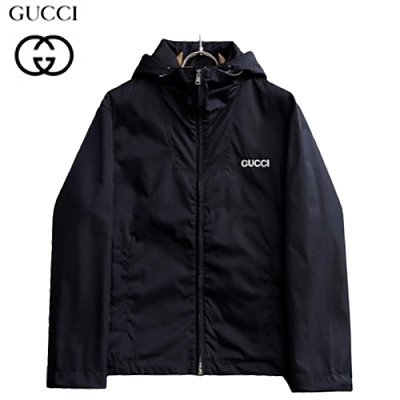 GUCCI-08056 구찌 블랙 나일론 바람막이 후드 재킷 남여공용