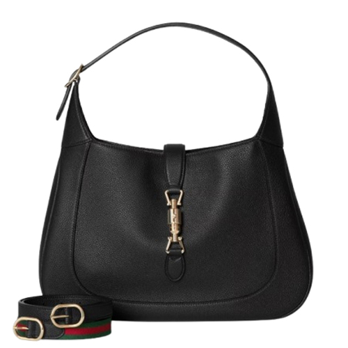 GUCCI-810229 1060 구찌 블랙 가죽 구찌 재키 1961 라지 백