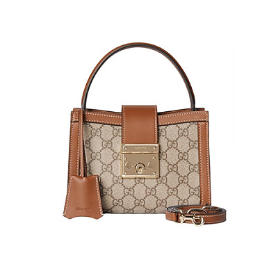 GUCCI-841653 9758 구찌 베이지/브라운 패들락 스몰 탑 핸들백