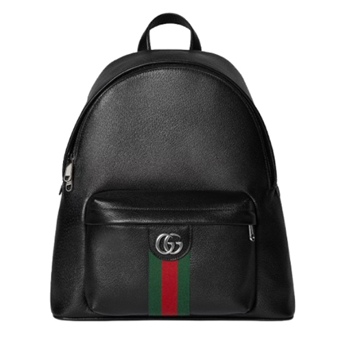 GUCCI-834466 1044 구찌 오피디아 블랙 가죽 미디엄 백팩