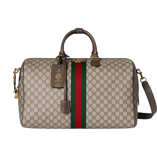 GUCCI-834460 9746 구찌 베이지/브라운 구찌 사보이 미디엄 더플백