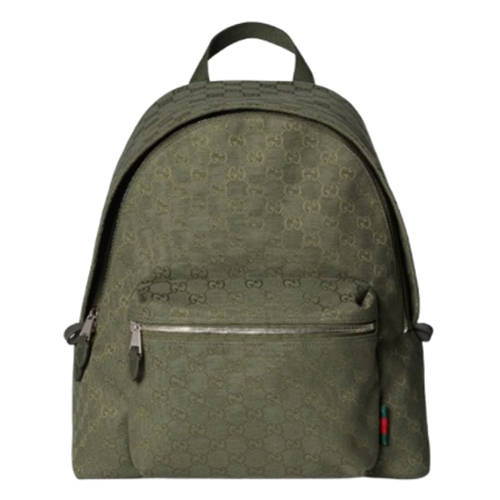 GUCCI-834464 3244 구찌 그린 GG 캔버스 미디엄 백팩