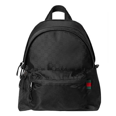 GUCCI-826364 1047 구찌 블랙 GG 나일론 미디엄 백팩