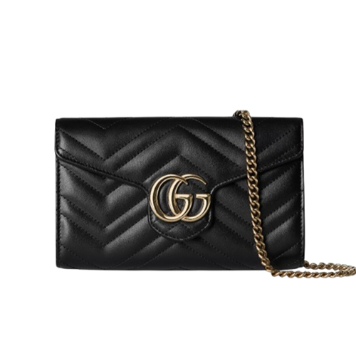 GUCCI-837745 1000 구찌 블랙 GG 마몽 체인 지갑
