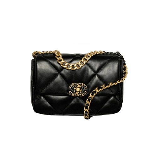 CHANEL-AS1160 샤넬 블랙 램스킨 CHANEL 19 핸드백