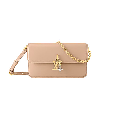 LOUIS VUITTON-M14581 루이비통 마키아토 크렘 월릿 온 체인 LV 블룸