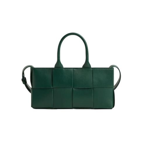 BOTTEGA VENETA-776778 보테가 베네타 그린 미니 E/W 아르코 토트 백