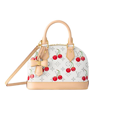 LOUIS VUITTON-M14234 루이비통 화이트 모노그램 체리 LV x TM 알마 BB