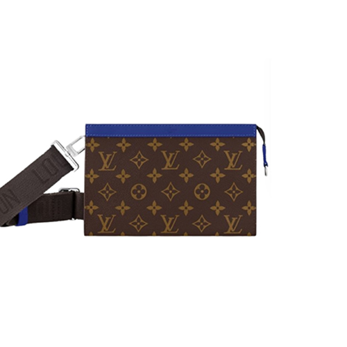 LOUIS VUITTON-M12813 루이비통 블루 모노그램 마카사르 가스통 웨어러블 월릿