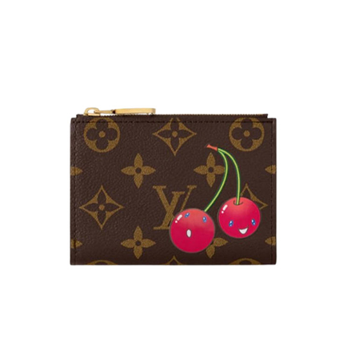 LOUIS VUITTON-M13420 루이비통 모노그램 체리 LV x TM 리사 월릿