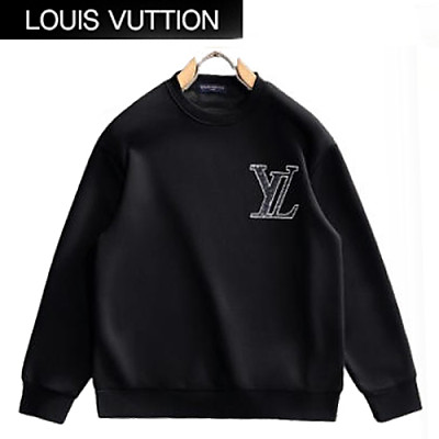 LOUIS VUITTON-081712 루이비통 블랙 아플리케 장식 스웨트셔츠 남성용