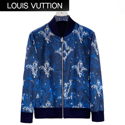 LOUIS VUITTON-08178 루이비통 네이비 나일론 양면 봄버 재킷 남성용