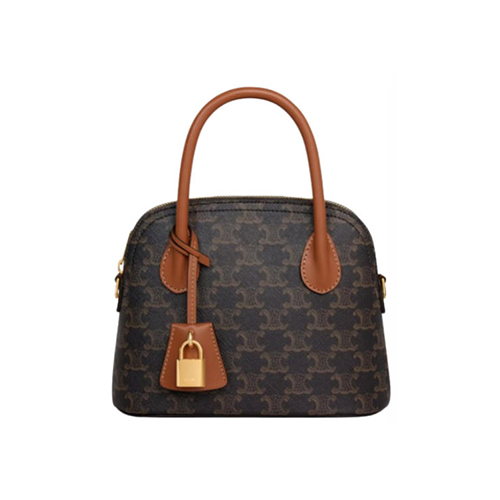 CELINE-120682 셀린느 탠 트리옹프 캔버스 틴 오노린 백