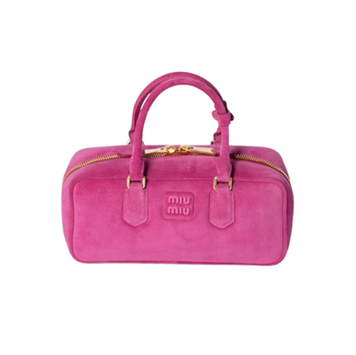 MIUMIU-5BB148 미우미우 핫핑크 아르카디 스웨이드 백