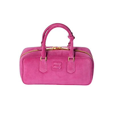 MIUMIU-5BB148 미우미우 핫핑크 아르카디 스웨이드 백