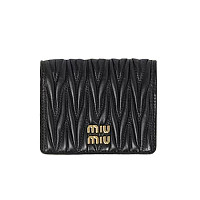 MIUMIU-5MV204 미우미우 핑크 마테라쎄 나파 가죽 반지갑