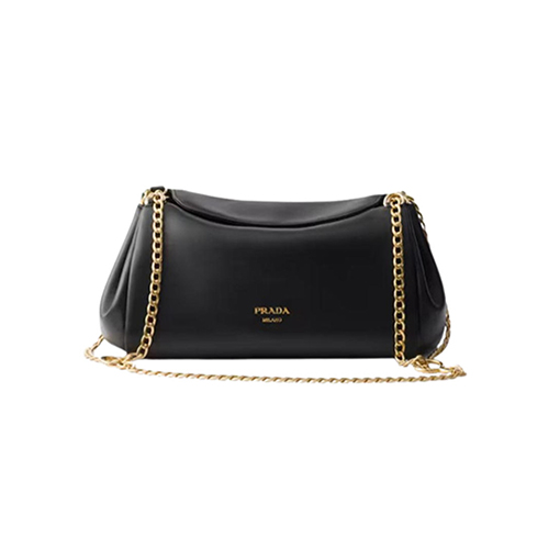 PRADA-1BD395 프라다 블랙 튀뮬트 스몰 나파 가죽 백