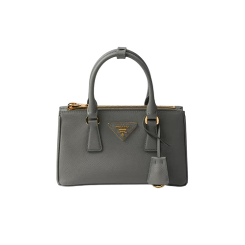 PRADA-1BA916 프라다 그레이 갤러리아 사피아노 가죽 미니백