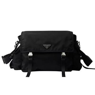 PRADA-2VD082 프라다 블랙 익스플로어 리나일론 백