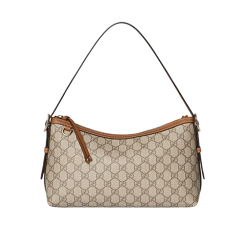 GUCCI-847449 9758 구찌 베이지/브라운 GG 엠블럼 미디엄 숄더백
