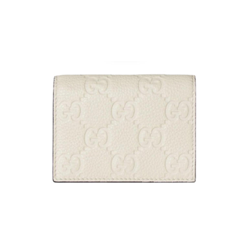 GUCCI-815901 9540 구찌 화이트 GG 엠블럼 미니 지갑