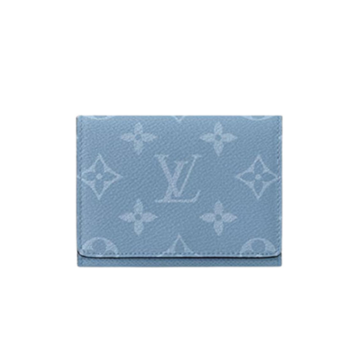 LOUIS VUITTON-M14118 루이비통 스카이 블루 모노그램 엔벨로프 비즈니스 카드 홀더