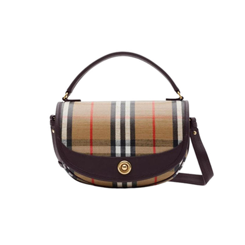 BURBERRY-81121601 버버리 샌드 하이랜드 크로스바디 백