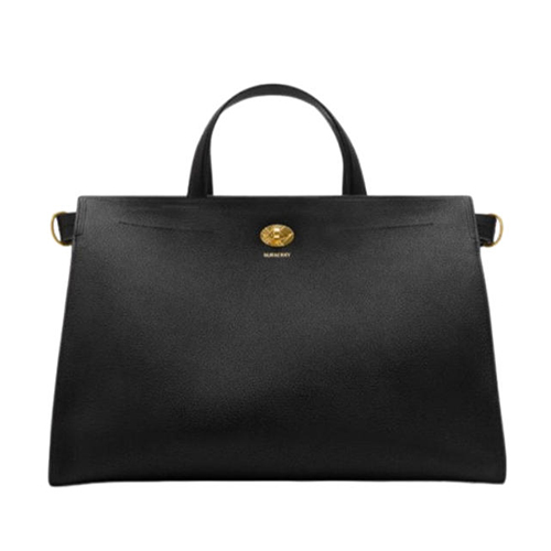 BURBERRY-81113391 버버리 블랙 미디엄 코츠월드 토트