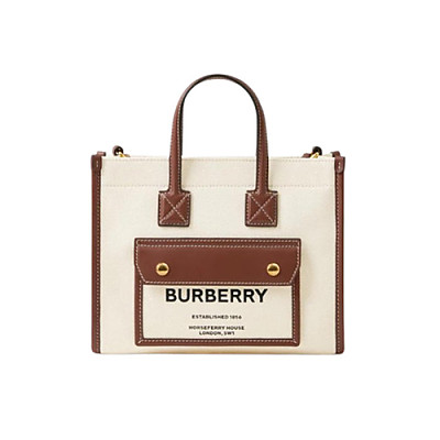 BURBERRY-80441431 버버리 내추럴 미니 프레야 토트