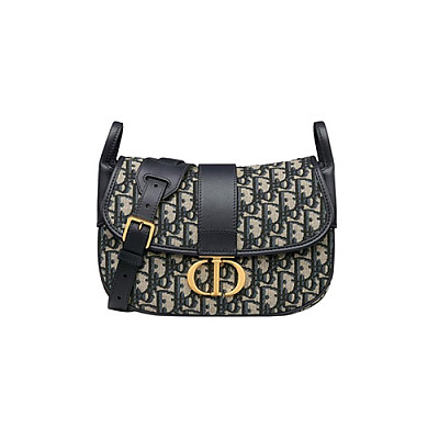 DIOR-M9363 디올 블루 30 Montaigne 미디엄 메신저백
