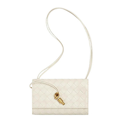 BOTTEGA VENETA-836940 보테가 베네타 화이트 안디아모 파우치