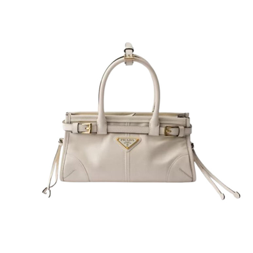 PRADA-1BA486 프라다 화이트 보니 미니 가죽 핸드백