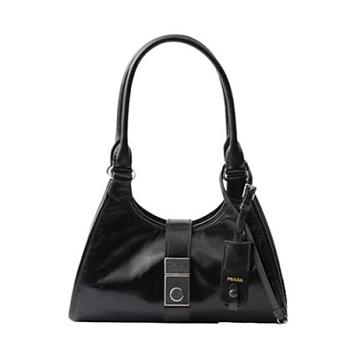 PRADA-1BG580 프라다 블랙 스몰 가죽 토트 백