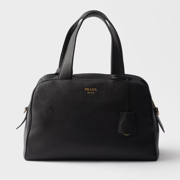 [스페셜오더]PRADA-1BB148 프라다 라지 가죽 탑 핸들 백 블랙