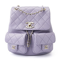 [스페셜오더]CHANEL-AS3860 샤넬 DUMA 듀마 투포켓 백팩 미디움 캐비어 블랙 금장