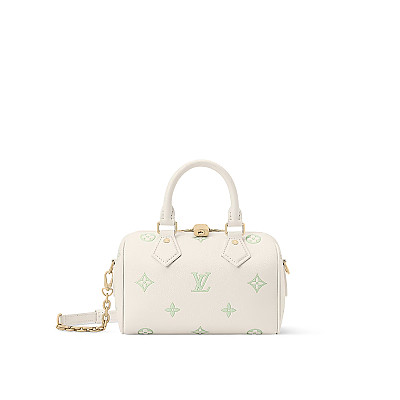 [스페셜오더]LOUIS VUITTON-M27572 루이비통 모노그램 앙프렝뜨스피디 반둘리에 20 밀키화이트&그린
