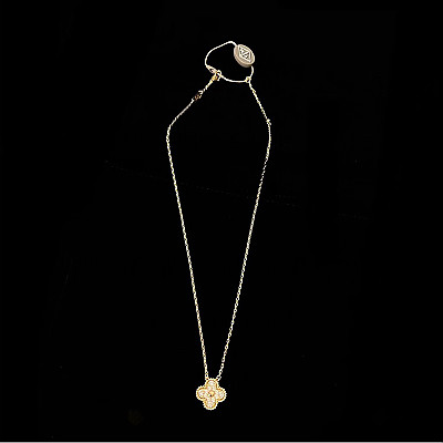 [스페셜오더]VAN CLEEF ARPELS-6120 반클리프 골드 올큐빅 알함브라 펜던트