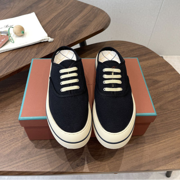 LORO PIANA-05139 로로피아나 2026SS 여성용 스프링/서머 신형 캔버스 신발 세미 슬립 캐주얼 슈즈