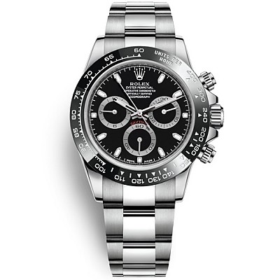 [스페셜오더]ROLEX-롤렉스 코스모그래프 데이토나 다이아 인덱스 스틸 레이싱 드라이버 시계40mm