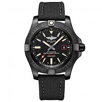 [스페셜오더]BREITLING-브라이틀링 어밴져 II GMT 블랙스틸 볼케이노 블랙 워치43mm