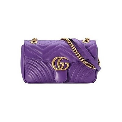 [스페셜오더]GUCCI-446744 2535 구찌 브라운 GG 마몽 마틀라세 미니 숄더 백