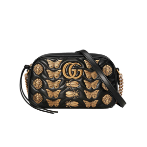 [스페셜오더]GUCCI-447632 3967 구찌 GG 마몽 멀티컬러 파스텔 스몰 마틀라세 숄더백