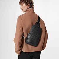 LOUIS VUITTON-M14953 루이비통 블랙 다모플라주 에비뉴 슬링 백