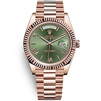[스페셜오더]ROLEX-롤렉스 데이-데이트 옐로우 골드 블랙다이얼 금장시계40mm