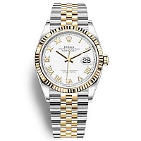 [스페셜오더]ROLEX-롤렉스 데이트저스트 데이트 에버로즈 스틸 화이트 시계 36mm