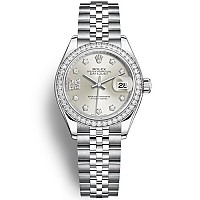[스페셜오더]ROLEX-롤렉스 데이트저스트 데이트 에버로즈 스틸 화이트 시계 36mm