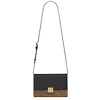 [스페셜오더]SAINT LAURENT-482044 생로랑 버건디 벨샤스 미디엄 은장 숄더백