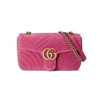 [스페셜오더]GUCCI-443497 1000 구찌 블랙 GG 마몽 스몰 시퀸 숄더백