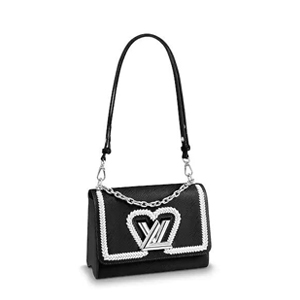 [스페셜오더]LOUIS VUITTON-M42449 루이비통 에삐레더 꼬임장식 블랙 트위스트 MM 크로스 숄더 핸드백